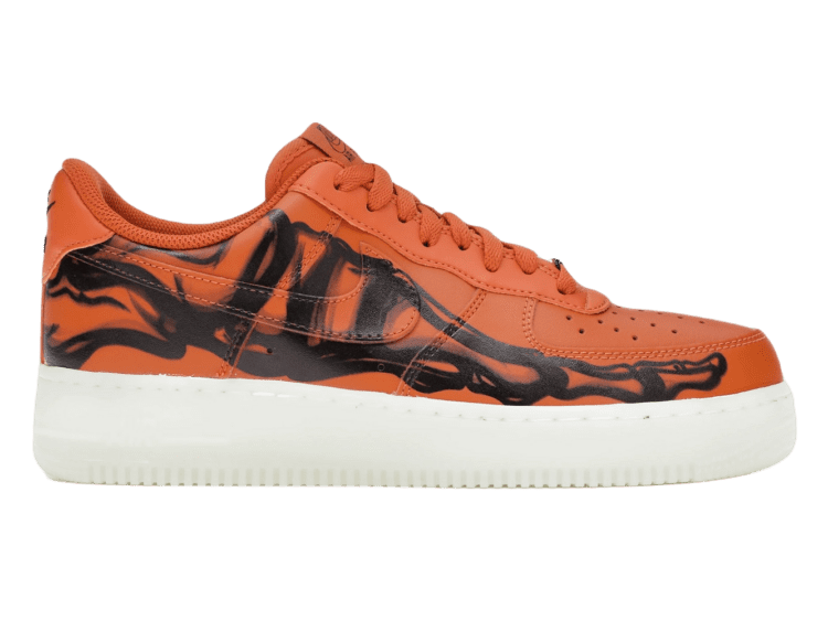 Nike Air Force 1 Low Orange Skeleton