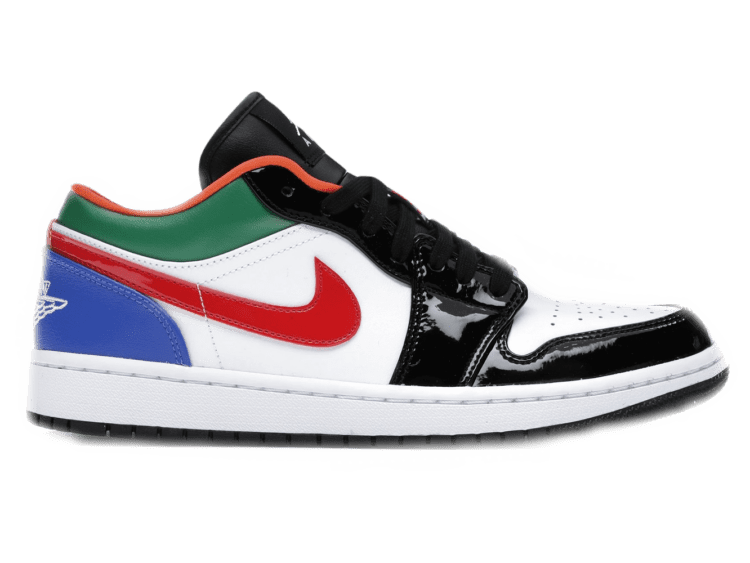 Nike Air Jordan 1 Low Multi-Color Black Toe (W)