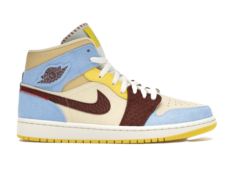 Nike Air Jordan 1 Mid SE Fearless Maison Chateau Rouge