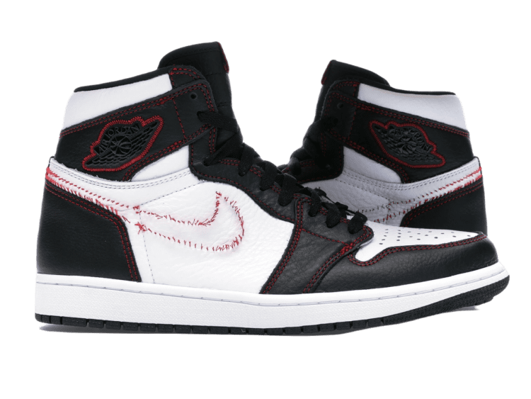 Nike Air Jordan 1 Retro High Defiant White Black Gym Red