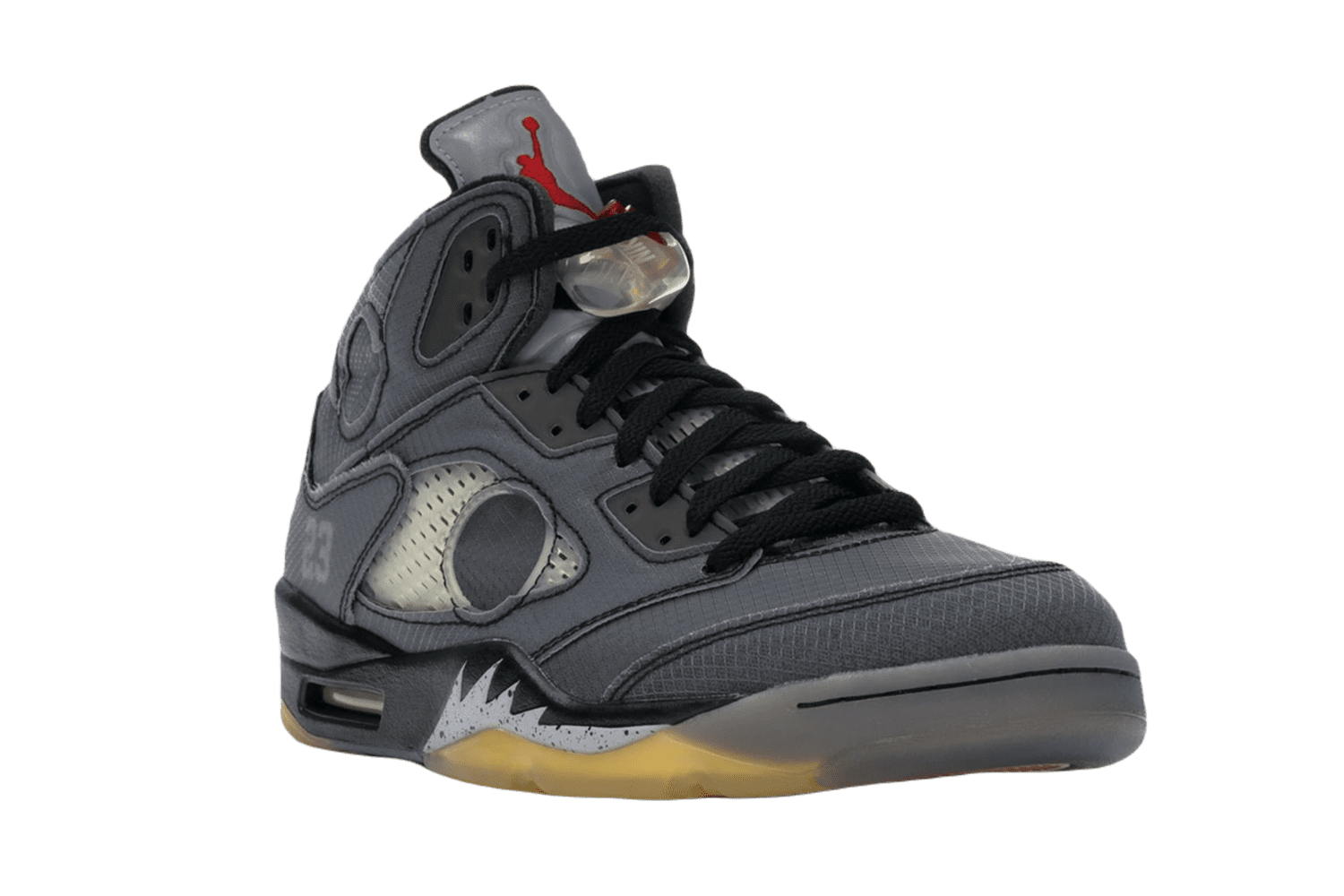 Nike Air Jordan 5 Retro Off-White Black - Görsel 2