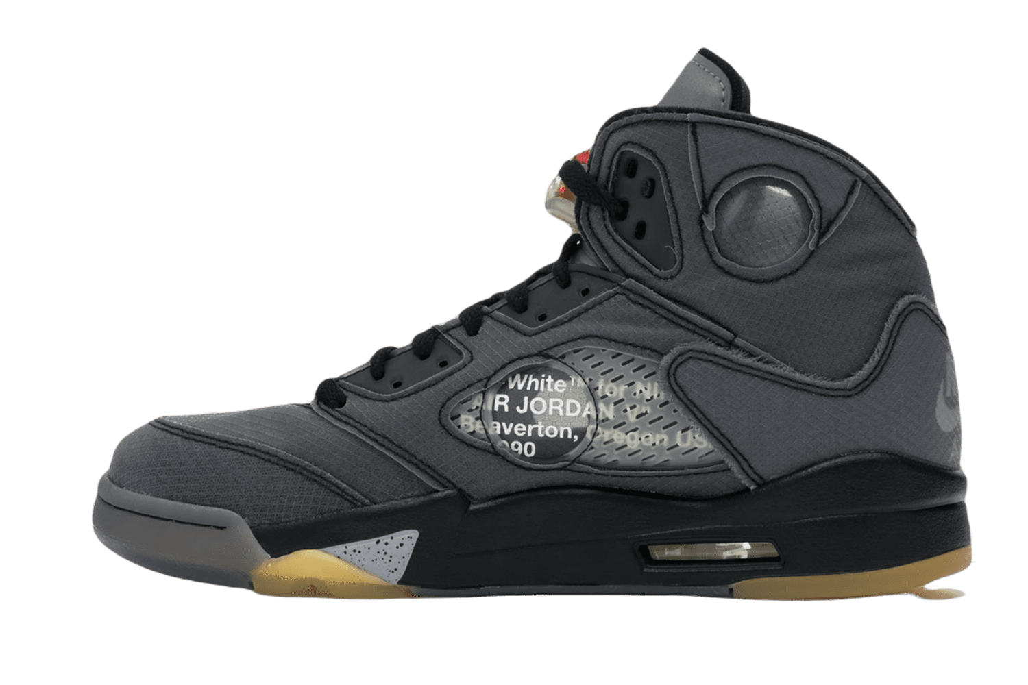Nike Air Jordan 5 Retro Off-White Black - Görsel 4