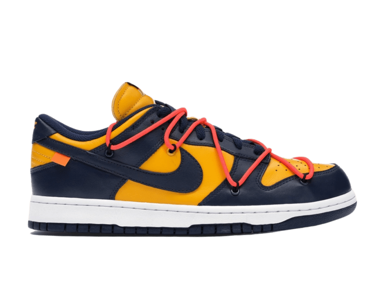 Nike Dunk Low Off-White University Gold Midnight Navy