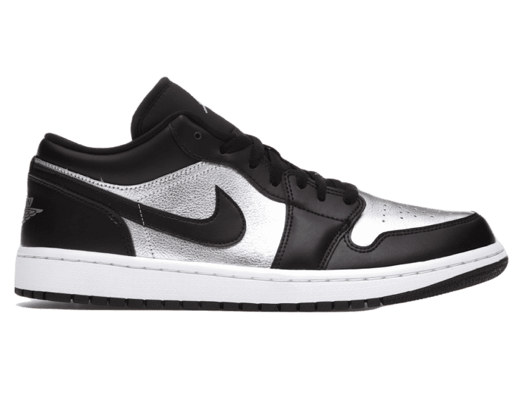 Nike Air Jordan 1 Low SE Black Metallic Silver (W)