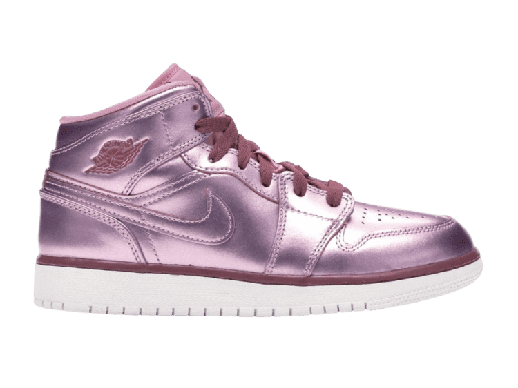 Nike Air Jordan 1 Mid Pink Rise (GS)