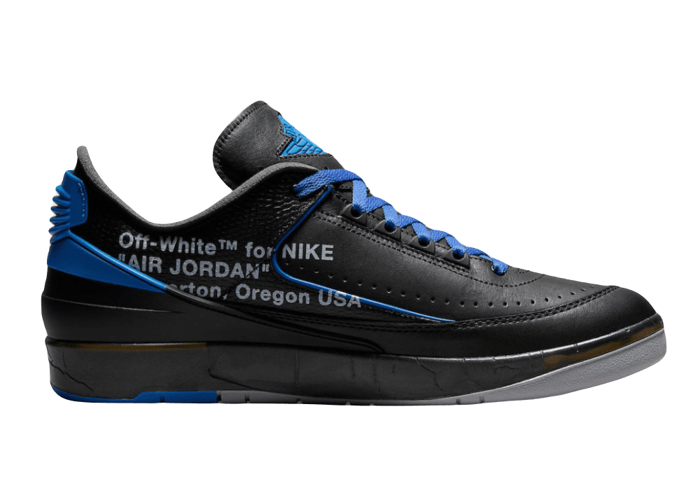 Air Jordan 2 Low Off-White Black Blue