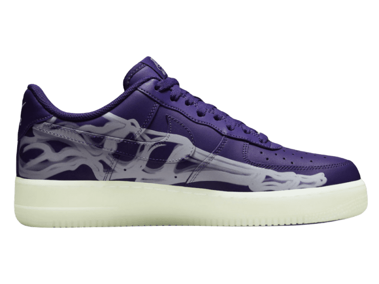 Nike Air Force 1 Low Purple Skeleton Halloween (2021)