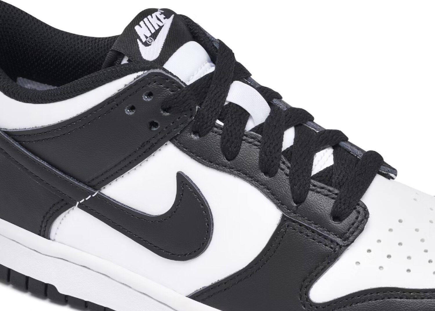 nike dunk low retro white black (gs)