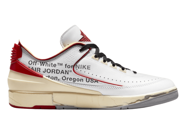 Nike Air Jordan 2 Retro Low SP Off-White White Red