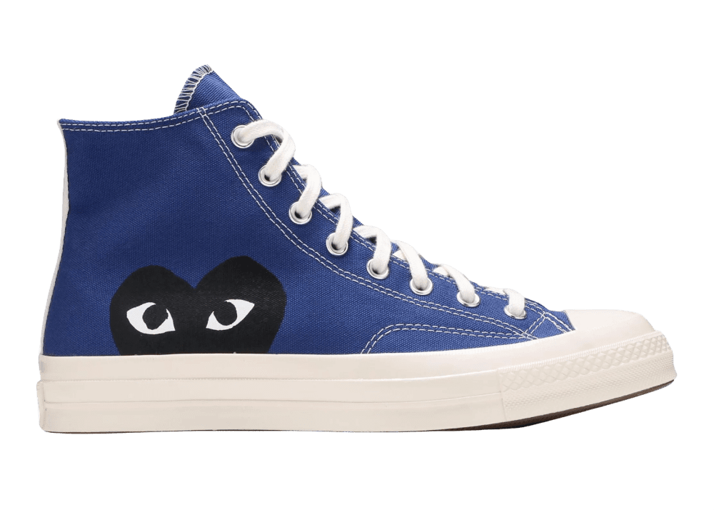 converse chuck taylor all star 70 hi comme des garcons play blue