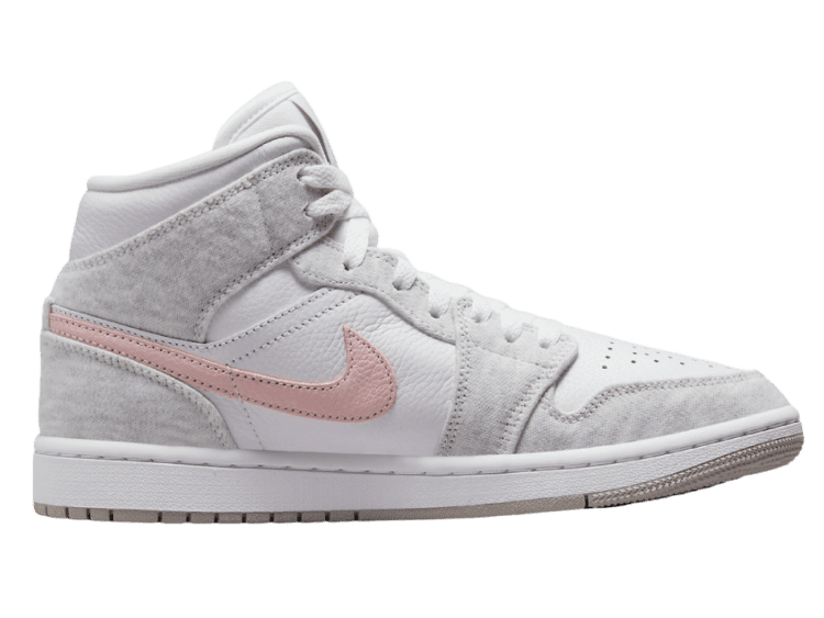nike air jordan 1 mid se light iron ore (w)