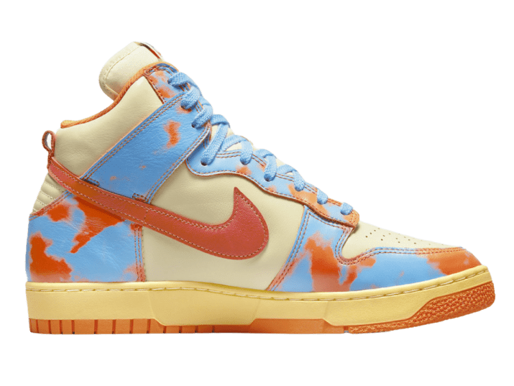 nike dunk high 1985 sp orange acid wash