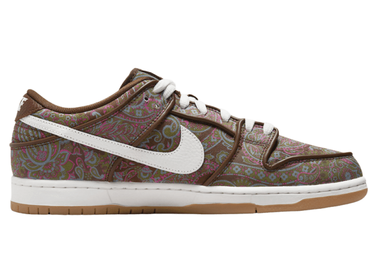 nike sb dunk low pro paisley brown