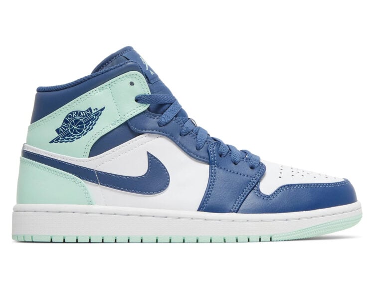 nike air jordan 1 mid mystic navy mint foam