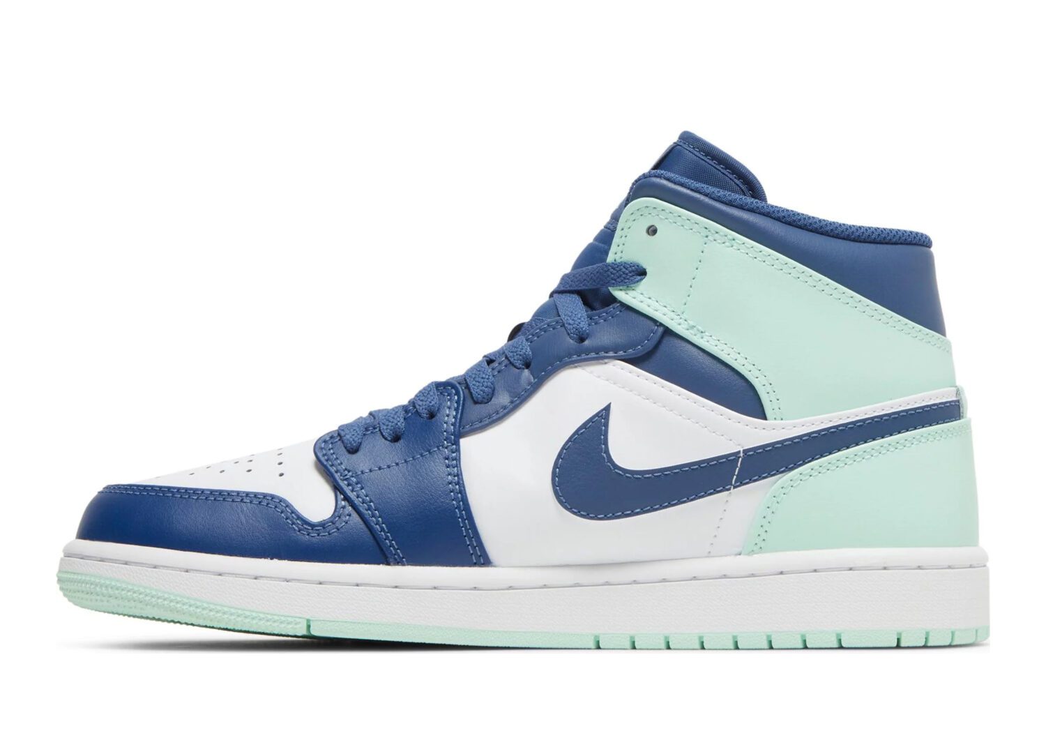 nike air jordan 1 mid mystic navy mint foam