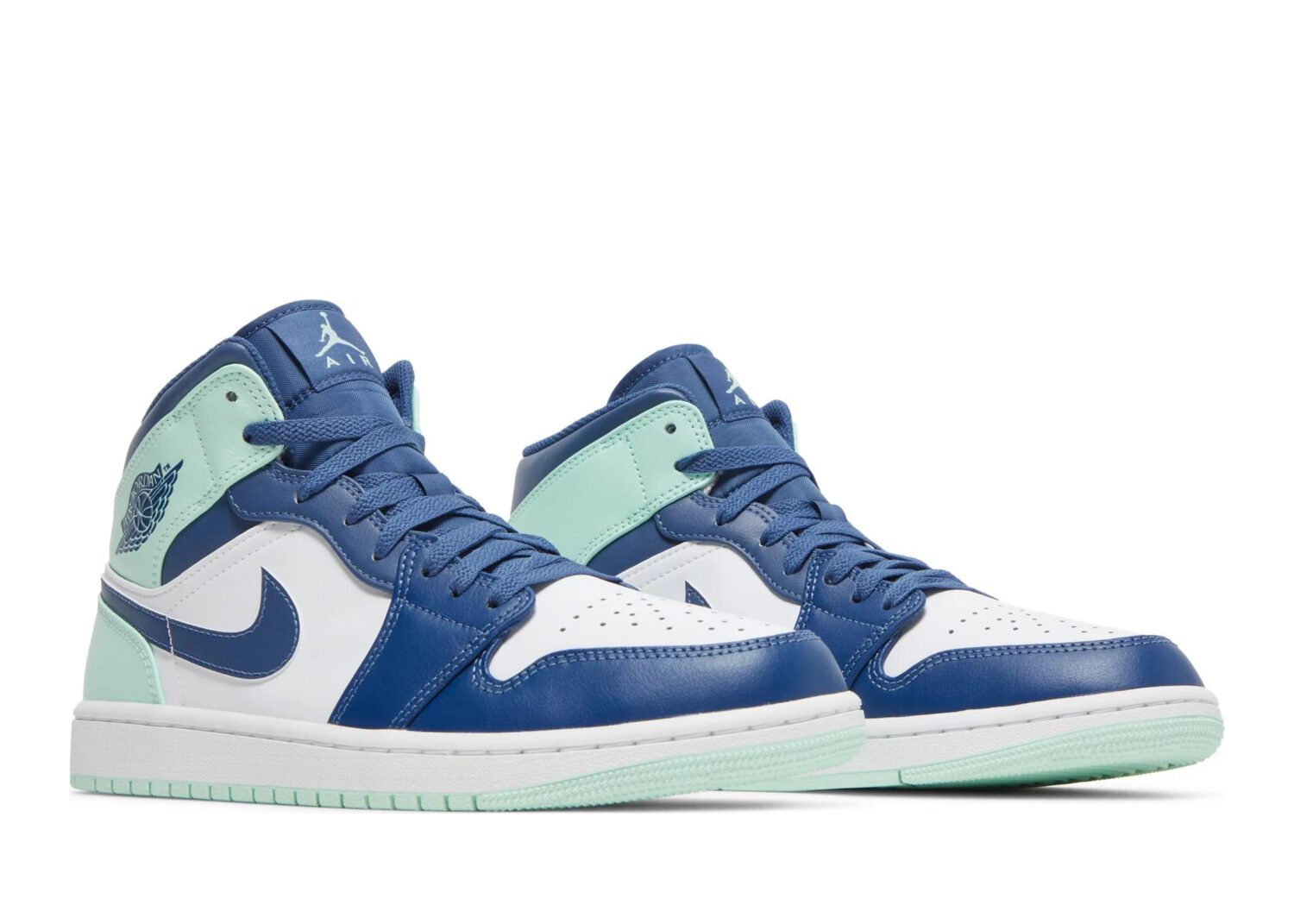 nike air jordan 1 mid mystic navy mint foam