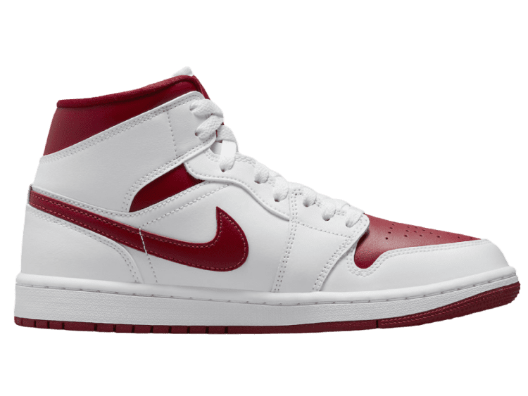 nike air jordan 1 mid reverse chicago (w)