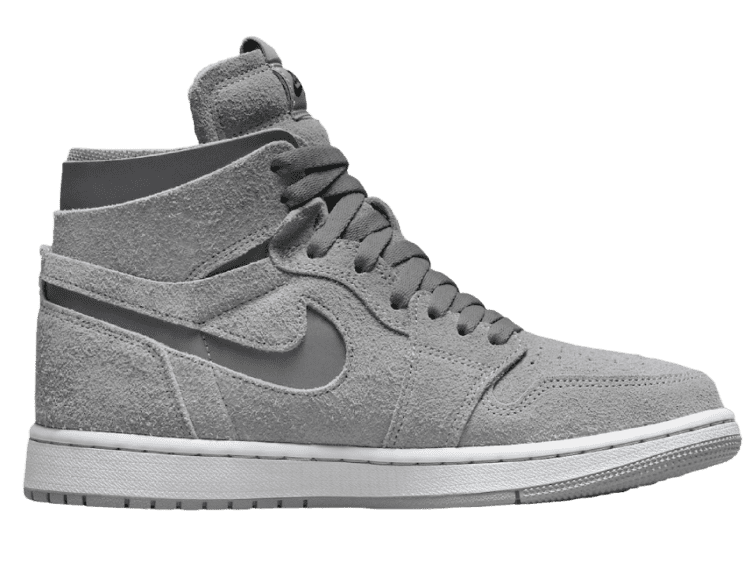 nike air jordan 1 zoom cmft metallic silver (w)