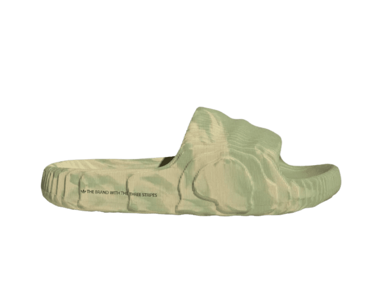 adidas adilette 22 slides magic lime st desert sand