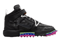 nike air force 1 mid off white black