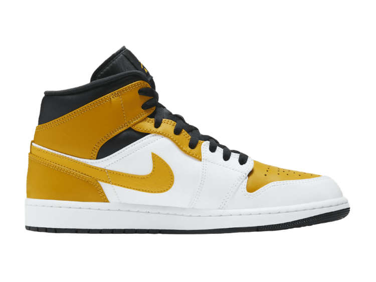 nike air jordan 1 mid university gold