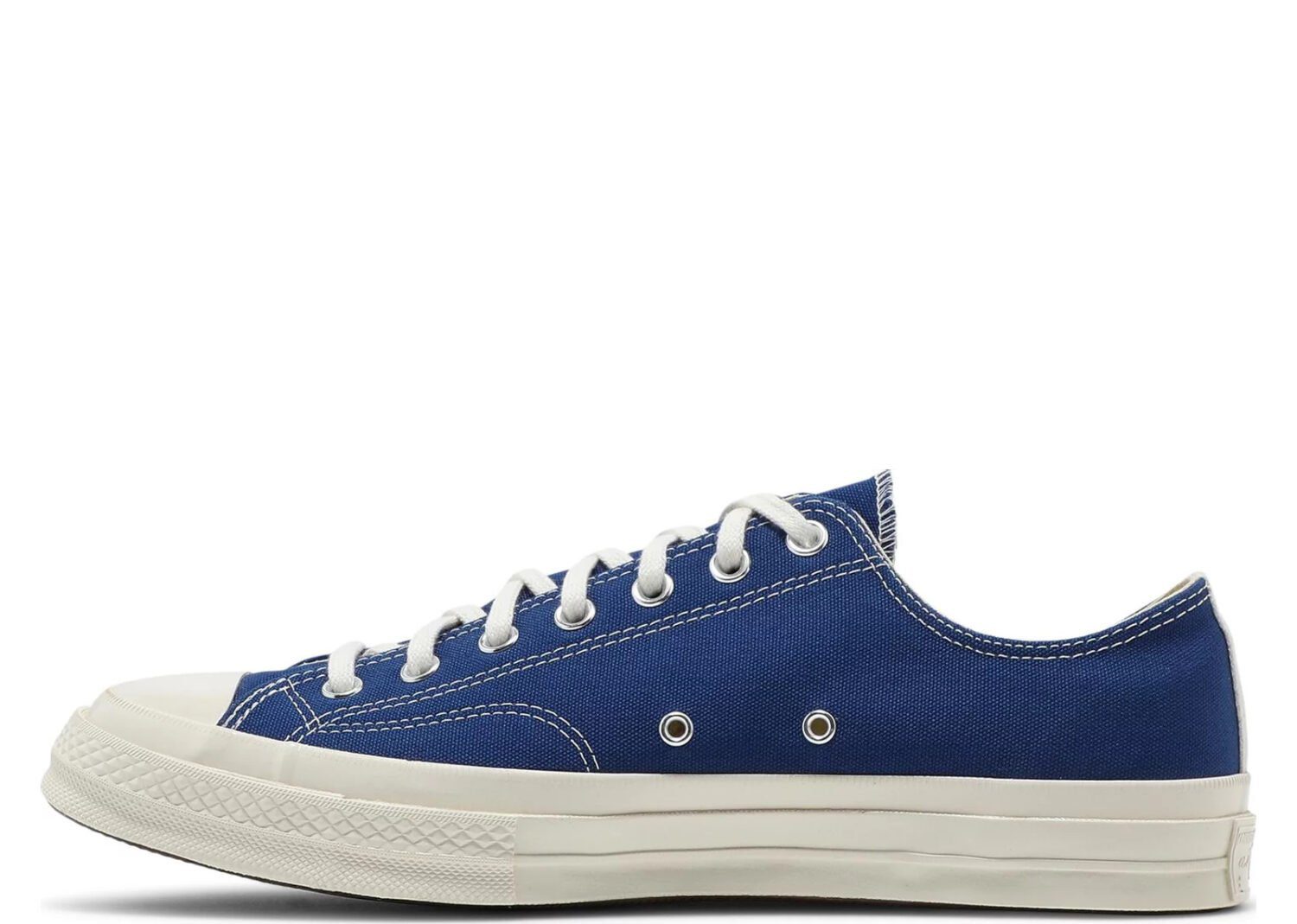 converse comme des garçons play x chuck 70 low blue quartz
