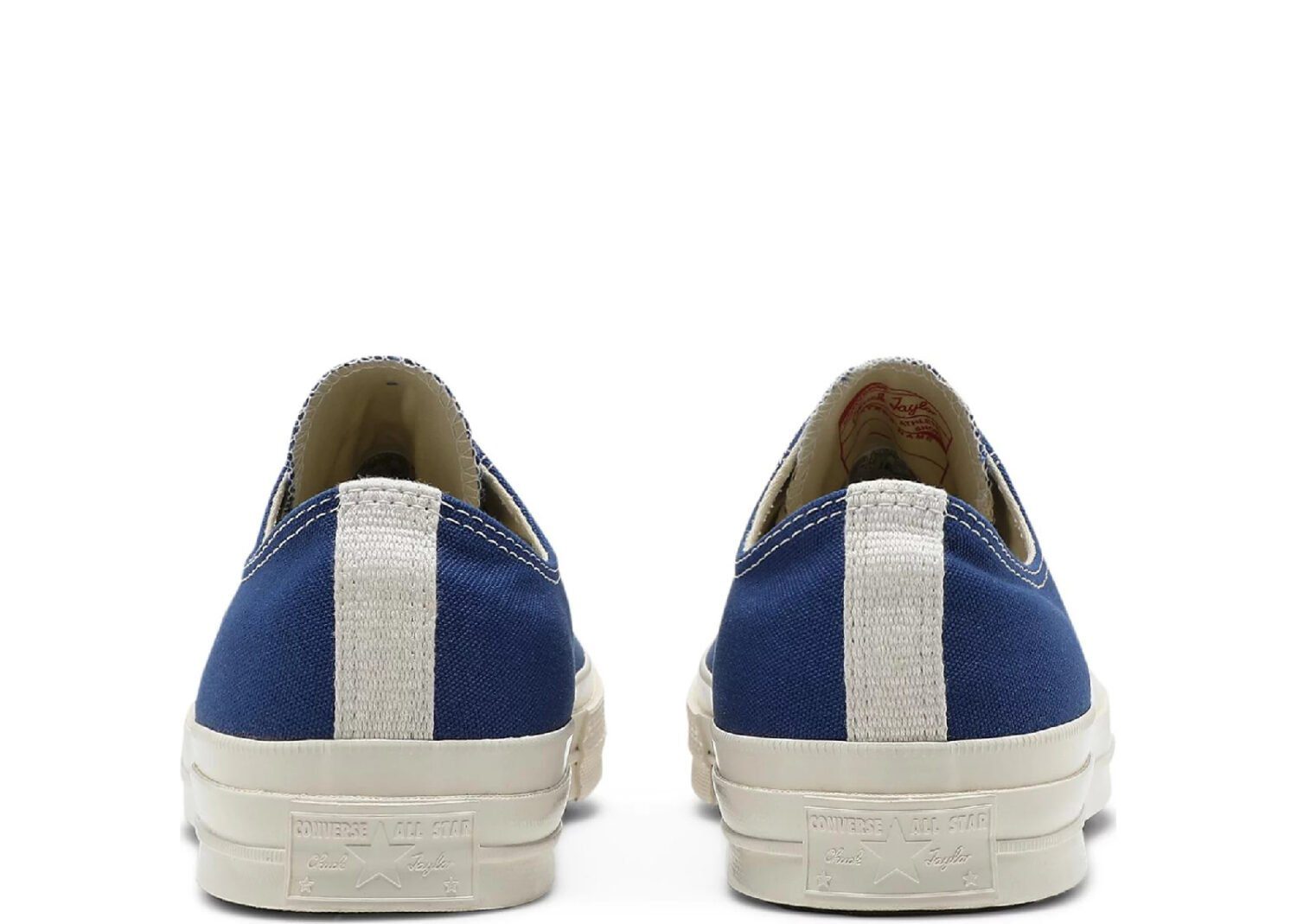 converse comme des garçons play x chuck 70 low blue quartz