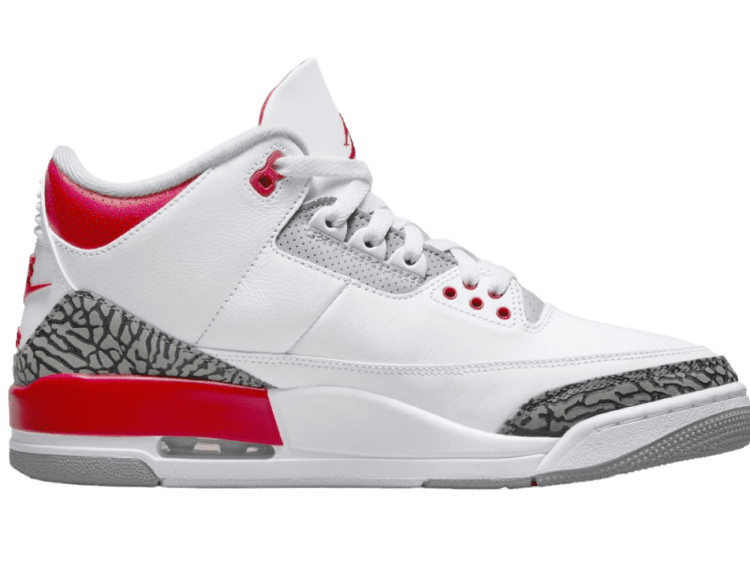 nike air jordan 3 retro fire red (2022)