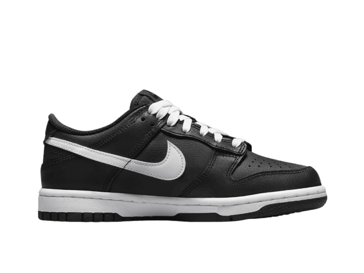 nike dunk low black white (2022) (gs)