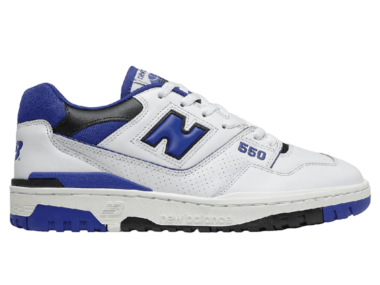 new balance 550 white blue