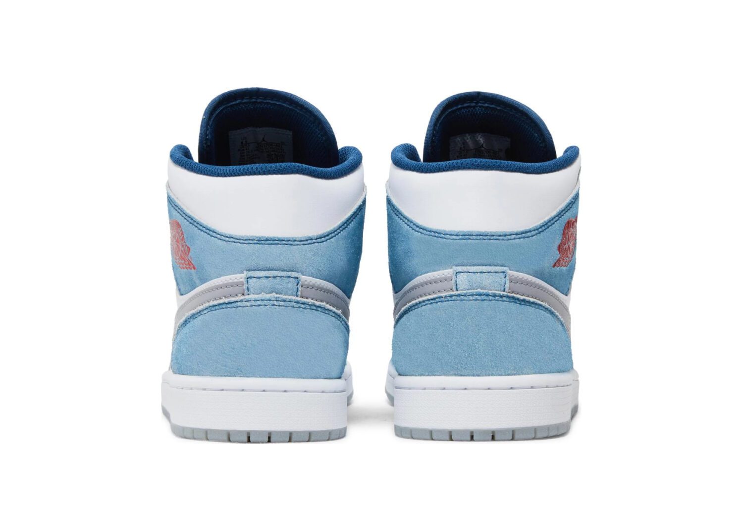 nike air jordan 1 mid french blue fire red