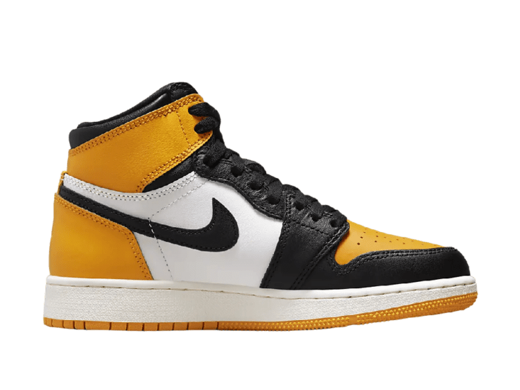 nike air jordan 1 retro high og yellow toe (gs)