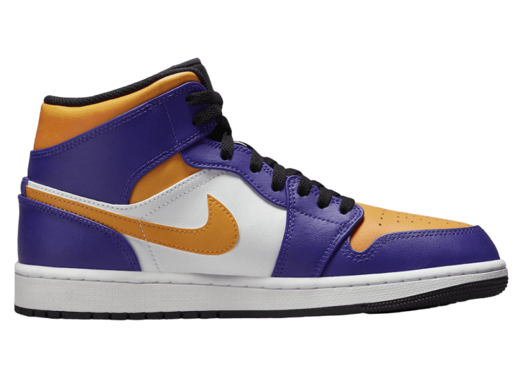 nike air jordan 1 mid lakers (2022)