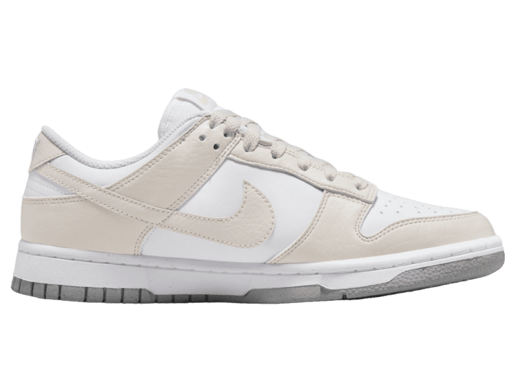 nike dunk low next nature white light orewood brown (w)