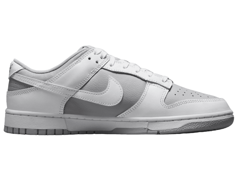 nike dunk low retro white grey