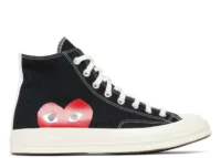 converse chuck taylor all star 70 hi comme des garcons play black