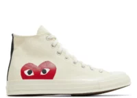 converse chuck taylor all star 70 hi comme des garcons play white