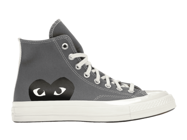 converse chuck taylor all star 70s hi comme des garcons play grey