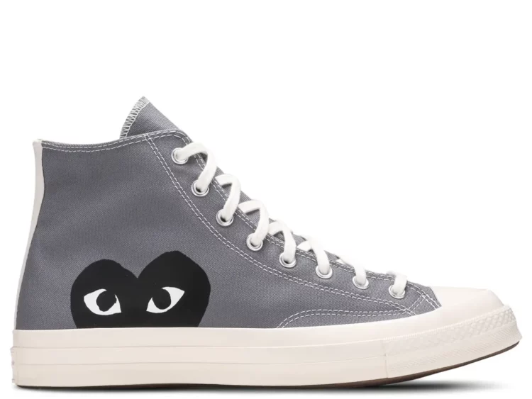 converse chuck taylor all star 70s hi comme des garcons play grey