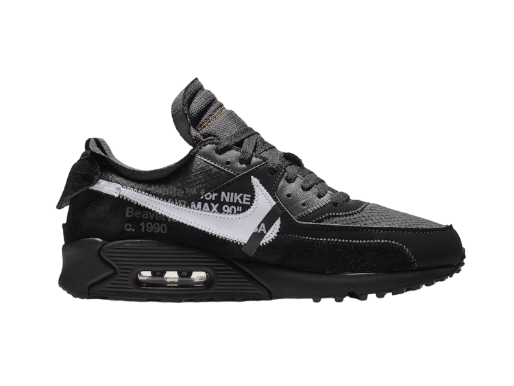 nike air max 90 off white black