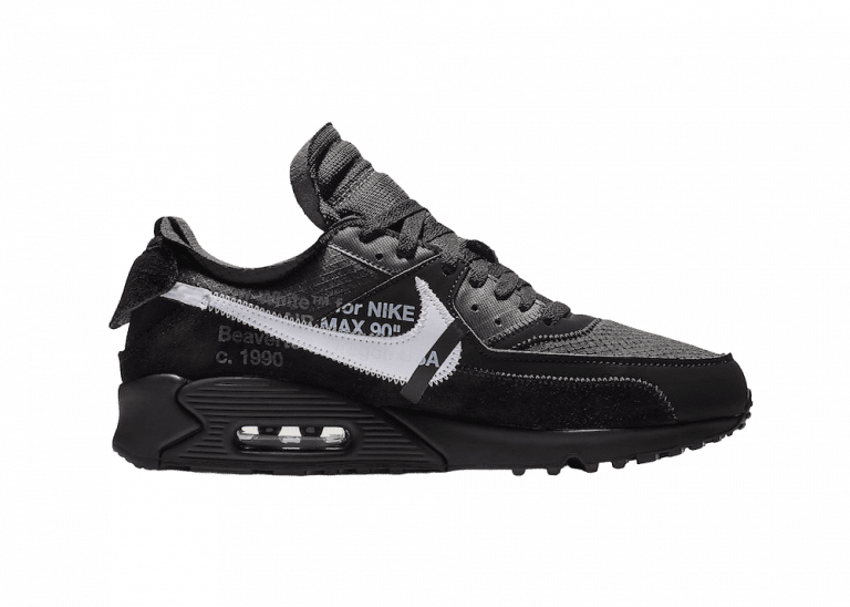 nike air max 90 off white black