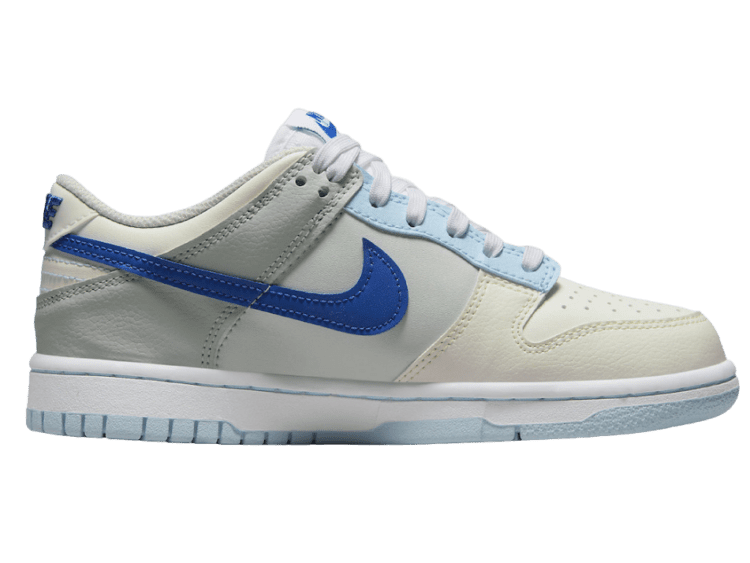 nike dunk low ivory hyper royal (gs)