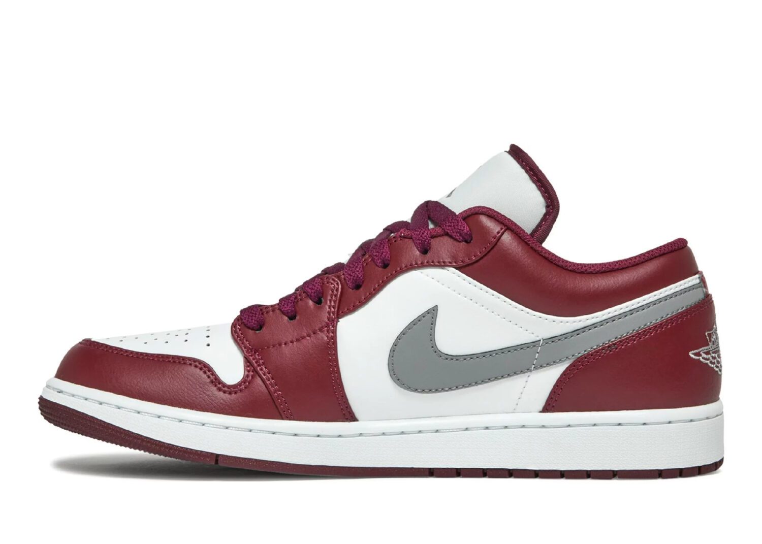 nike air jordan 1 low white bordeaux2
