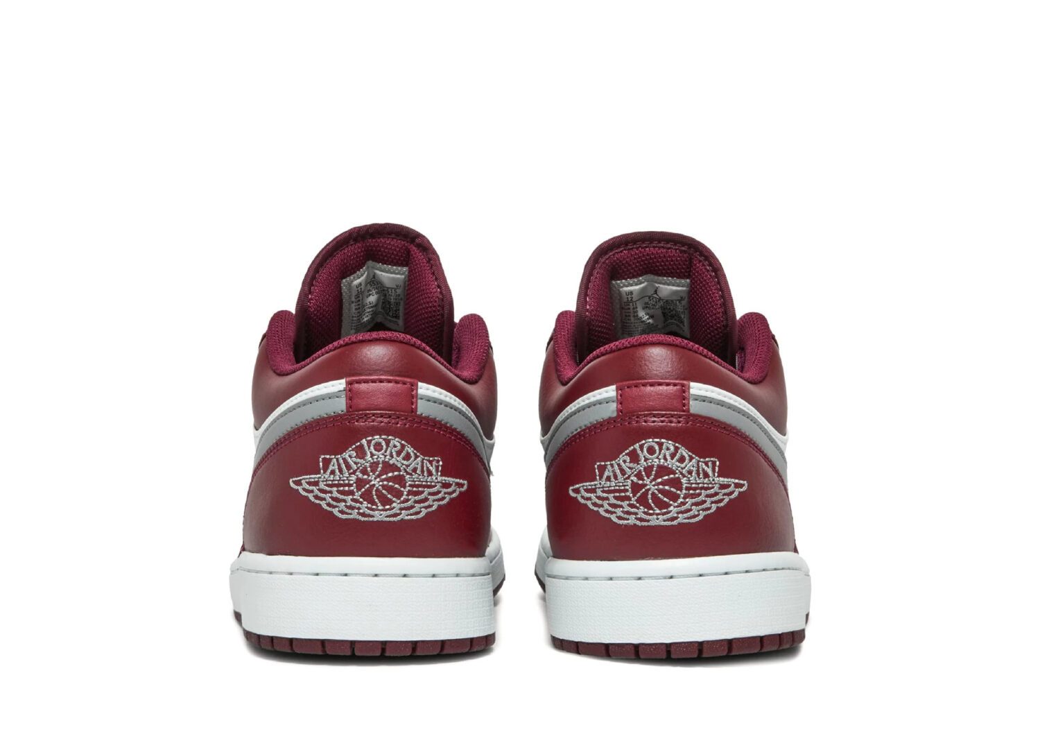 nike air jordan 1 low white bordeaux3