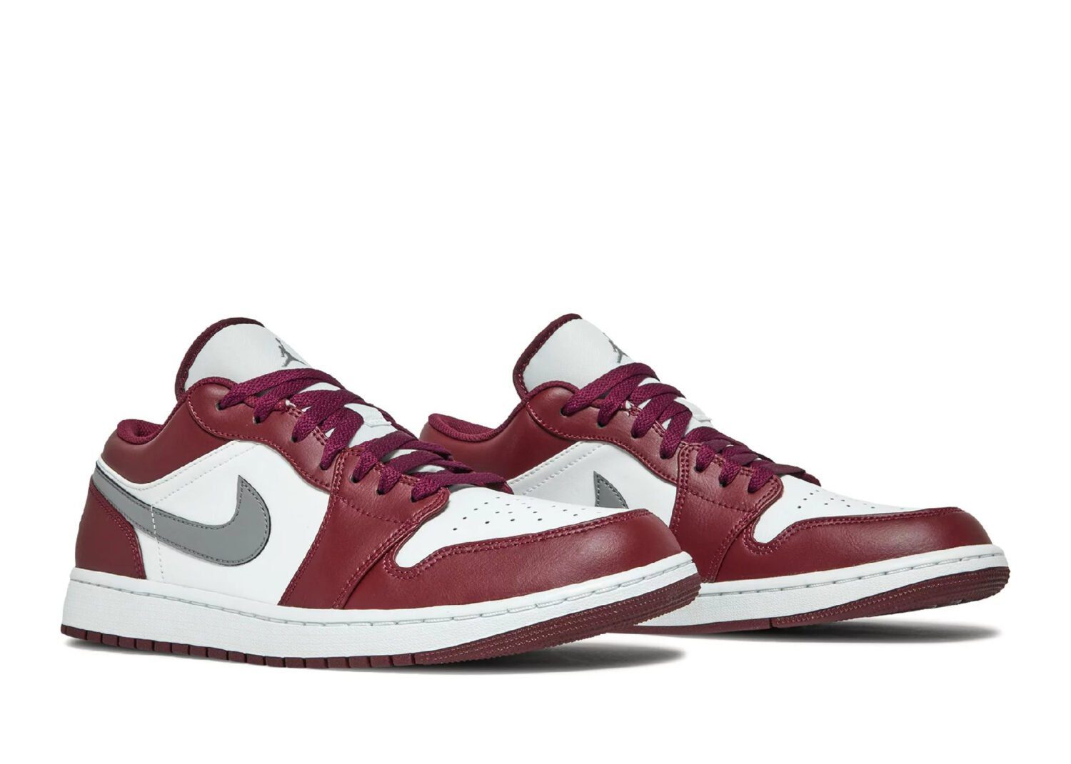 nike air jordan 1 low white bordeaux5