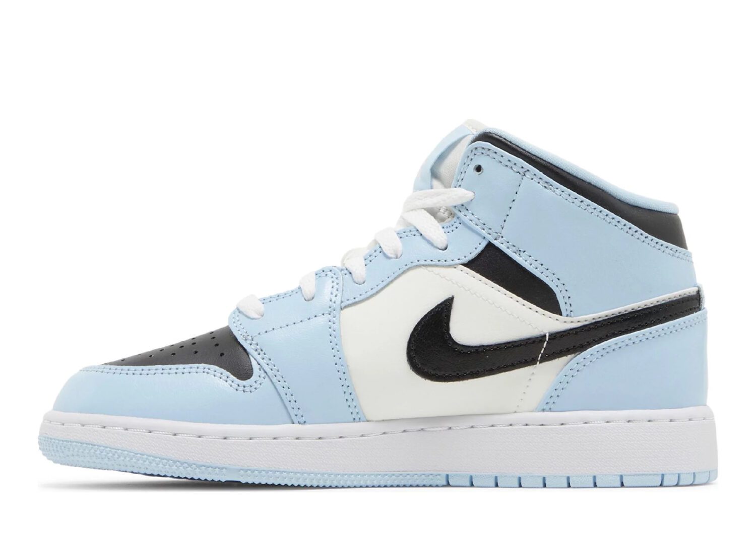 nike air jordan 1 mid ice blue (gs)2