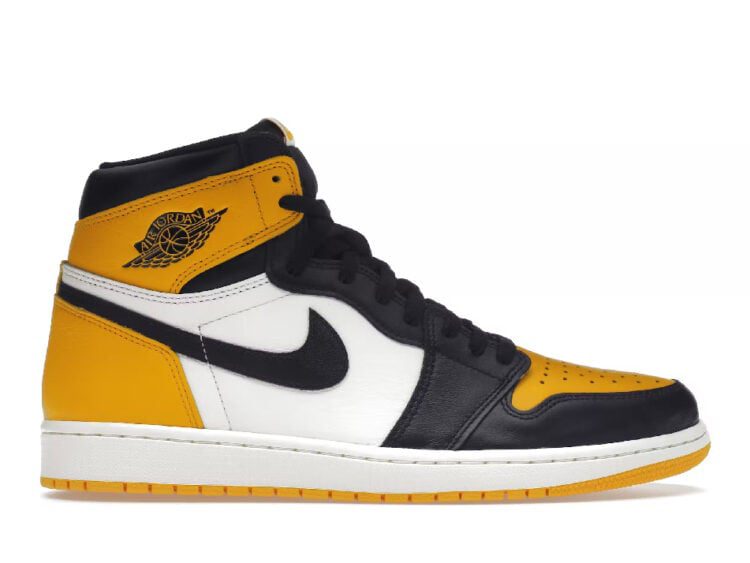 nike air jordan 1 retro high og yellow toe