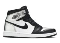 nike air jordan 1 retro high silver toe (w)