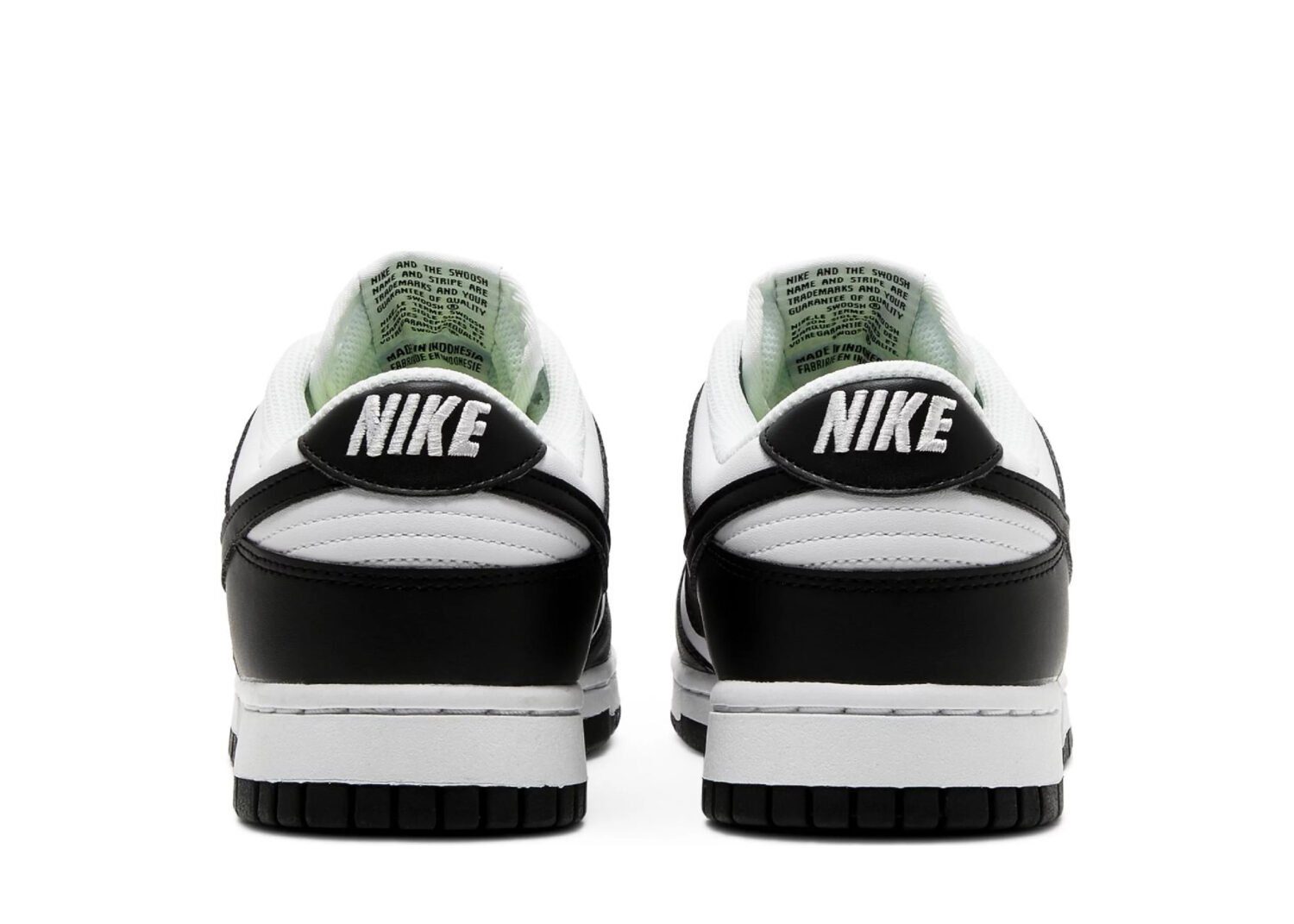 nike dunk low next nature white black (w)3