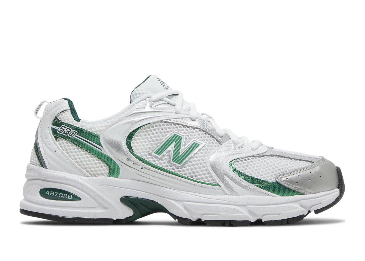 new balance 530 white nightwatch green